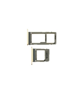 Samsung Galaxy A8 Plus 2018 A730 Sim Yuvası Sim Kart Tepsisi Gold Çift