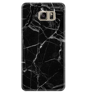 Samsung S7 Edge S20 Fe Plus Ultra S21 S22 Kılıf Boyun Askılı Silikon Fragile Black Mermer 1378