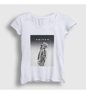 Presmono Kadın Beyaz Sky Eminem T-Shirt 156018tt