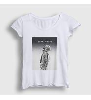 Presmono Kadın Beyaz Sky Eminem T-Shirt 156018tt