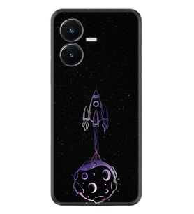 Vivo Y22S Kılıf Silikon Desen Özel Seri Master Space 1630