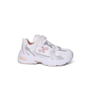 Günlük Unisex Çocuk Spor Ayakkabı Cırtlı Lastik Bağcık Desenli Rahat Hafif Taban Sneaker 180C