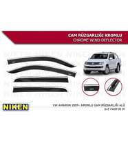 Vw Caddy Kromlu Cam Rüzgarlığı 2 li Niken 2003+ (Beyaz)