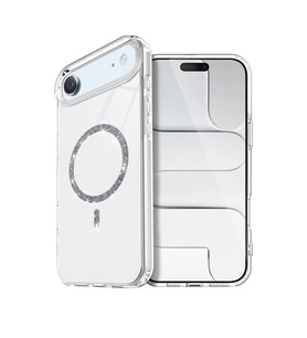 iPhone 17 Air Live Diamond Magsafe Kapak - Şeffaf