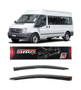 Ford Transit Mugen Cam Rüzgarlığı 2002-2013 arası 2'li Sunplex (Beyaz)