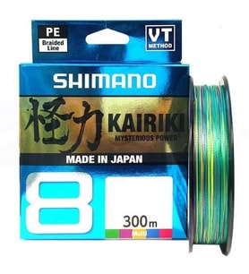 Shimano Kairiki 8 Multi Color 0,28Mm 300Mt 8Kat İp Misina