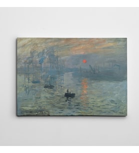 Monet Gün Batımı Kanvas Tablo