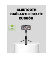 Kablosuz Bluetooth Selfie Çubuğu, 360° Dönebilen Başlık, Uzun Menzil