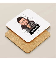 Kişiye Özel Havalı Erkek Karikatürlü Bardak Altlığı
