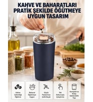 Yeni Nesil Kahve ve Baharat Öğütücü Paslanmaz Çelik Kahve Değirmeni