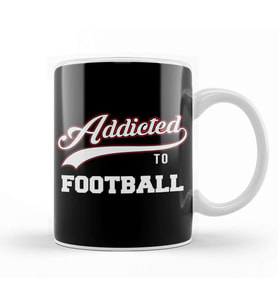 Varsity Addicted To Football Kupa Bardak Porselen