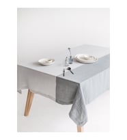 Renk Blok Gri Masa Örtüsü 150x180 cm