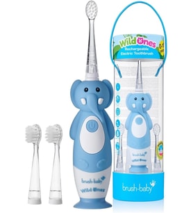 Sonic Brush-Baby WildOnes Fil Desenli Çocuk Şarjlı Elektrikli Diş Fırçası, Zamanlayıcılı