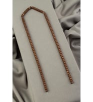 Hematit Doğal Taş Mat Kahverengi Küp Kesim 4x4mm Dizi