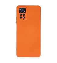 Xiaomi Redmi Note 11 Pro Kılıf Nano İçi Kadife Silikon - Turuncu