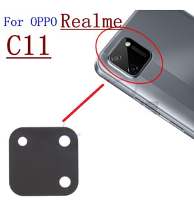 Oppo Realme C11 Arka Kamera Camı Lens Yapışkanlı