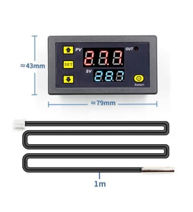 W3230 DC 12V Dijital Termostat Sıcaklık Kontol Kartı Isıtıcı Soğutucu Kuluçka Akvaryum Buzdolabı