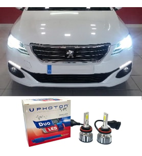 Peugeot 301 Led Xenon Kısa Far Ampulü H7 Duo Yeni Seri Beyaz 2017+