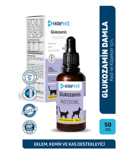 OneVet Kedi ve Köpekler İçin Eklem ve Kıkırdak Sağlığı Destekleyici Glukozamin Damla 50 Ml