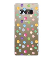 PrintiFy Samsung Galaxy Note 8 ile Uyumlu Water Color 6  Kamera Korumalı Şeffaf  Kılıf