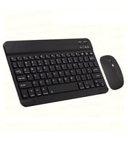 ScHitec Bluetooth Klavye + 2,4 Ghz+Bluetooth Mouse Seti Type-C Şarjlı Siyah