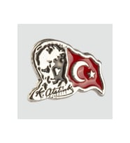 Ay Yıldız Atatürk Yaka Rozet
