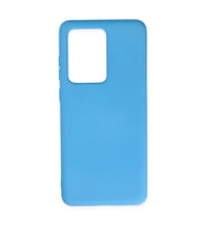 Samsung Galaxy S20 Ultra Kılıf Nano içi Kadife Silikon - Mavi