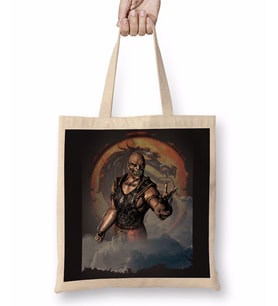 Mortal Kombat Baraka Bez Çanta Uzun Saplı