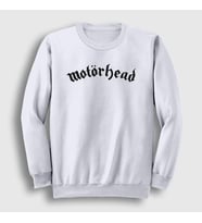 Presmono Unisex Beyaz Motörhead Sweatshirt 69169tt (Beyaz)