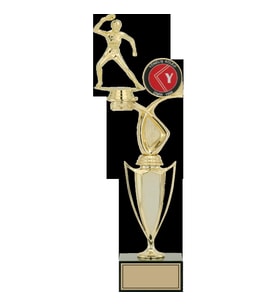 ODAK KUPA - Figürlü Kupalar - Masa Tenisi Kadın Figürlü Kupalar FG-043 B - 41 cm