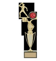 ODAK KUPA - Figürlü Kupalar - Masa Tenisi Kadın Figürlü Kupalar FG-043 B - 41 cm
