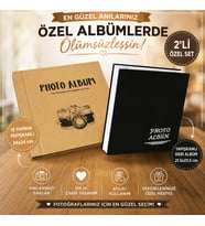 2 li Özel yapışkanlı Albüm seti