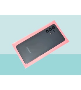 Samsung Galaxy A32 A325 Arka Pil Batarya Kapağı Kapak ( Full Kamera Lensli ) SİYAH