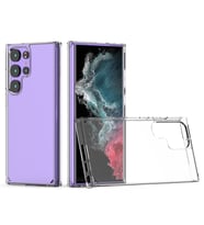Samsung Galaxy S23 Ultra Kılıf Full Şeffaf Sararmaz Kapak (Renksiz)