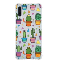 PrintiFy Samsung Galaxy A30S Uyumlu Water Color 4 Baskılı Şeffaf Köşe Korumalı Antişok Kılıf