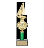 ODAK KUPA - Figürlü Kupalar - Yelken Figürlü Kupalar FG-049 C - 40 cm