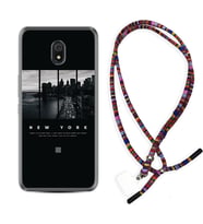 Xiaomi Redmi 8A 8 Pro 9C 9T 10C 11T Pro Kılıf Boyun Asklı Rasta Silikon New York 1612