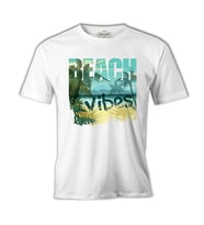 Beach Vibes - Yaz Beyaz Erkek Tshirt