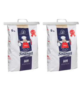Sinangil Un 8 kg x 2 Adet