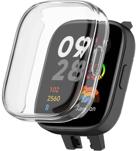 Lexroo Xiaomi Redmi Watch 3 Active için Kılıf 360 Full Round Soft Silicone Şeffaf [Redmi - Şeffaf]