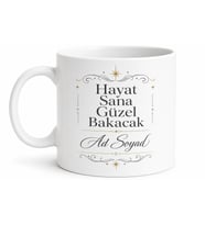 İsme Özel Kişiye Özel Tasarımlı Baskılı Kupa Bardak Hediye
