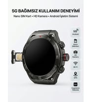 SIM Kartlı 5G Android Akıllı Saat HD Kamera Wi-Fi GPS Uygulama Yükleyebilen