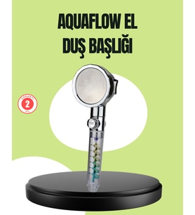 Basınçlı El Duşu Başlığı – Döner Pervaneli, Göz Kamaştıran Yağmur Etkisi