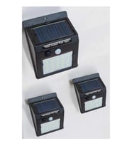 Mey İthalat® Güneş Enerjili Bahçe Lambası Solar Gece Aydınlatma Sensörlü Lamba