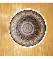 Minyatür 200 x 200 Yuvarlak İpek Halı