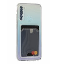 Xiaomi Redmi Note 8 Uyumlu Kamera Korumalı Şeffaf Kartlıklı CARD CASE