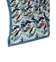 Vav İpek Kadın Micro Twill Sport Desenli Eşarp (Mavi)