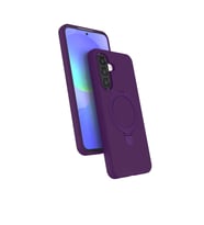 Samsung Galaxy A56 Regal Magsafe Standlı Kapak - Derin Mor