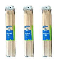 Dolphin Bambu Ahşap Adana Çöp Şiş - Boy : 35 Cm. / En : 2 Cm. - 25 Adetlik 3 Paket
