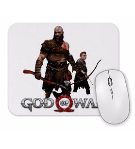 Kratos E Atreus God Of War Mouse Pad.jpg
